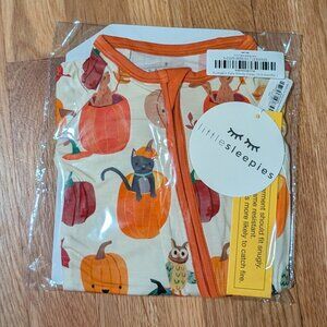 Little Sleepies 0-3 Pumpkin Pals Shorty Zippy NWT